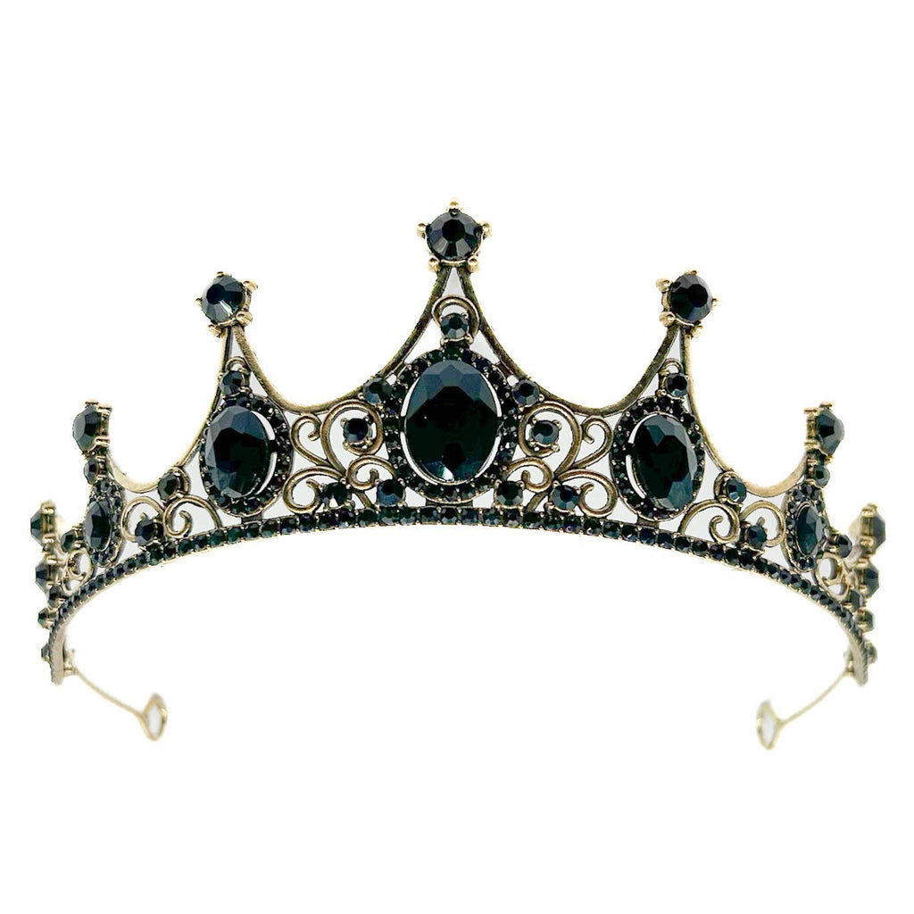 Gold Black Tiara - style 42
