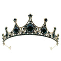 Gold Black Tiara - style 42