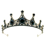 Gold Black Tiara - style 42