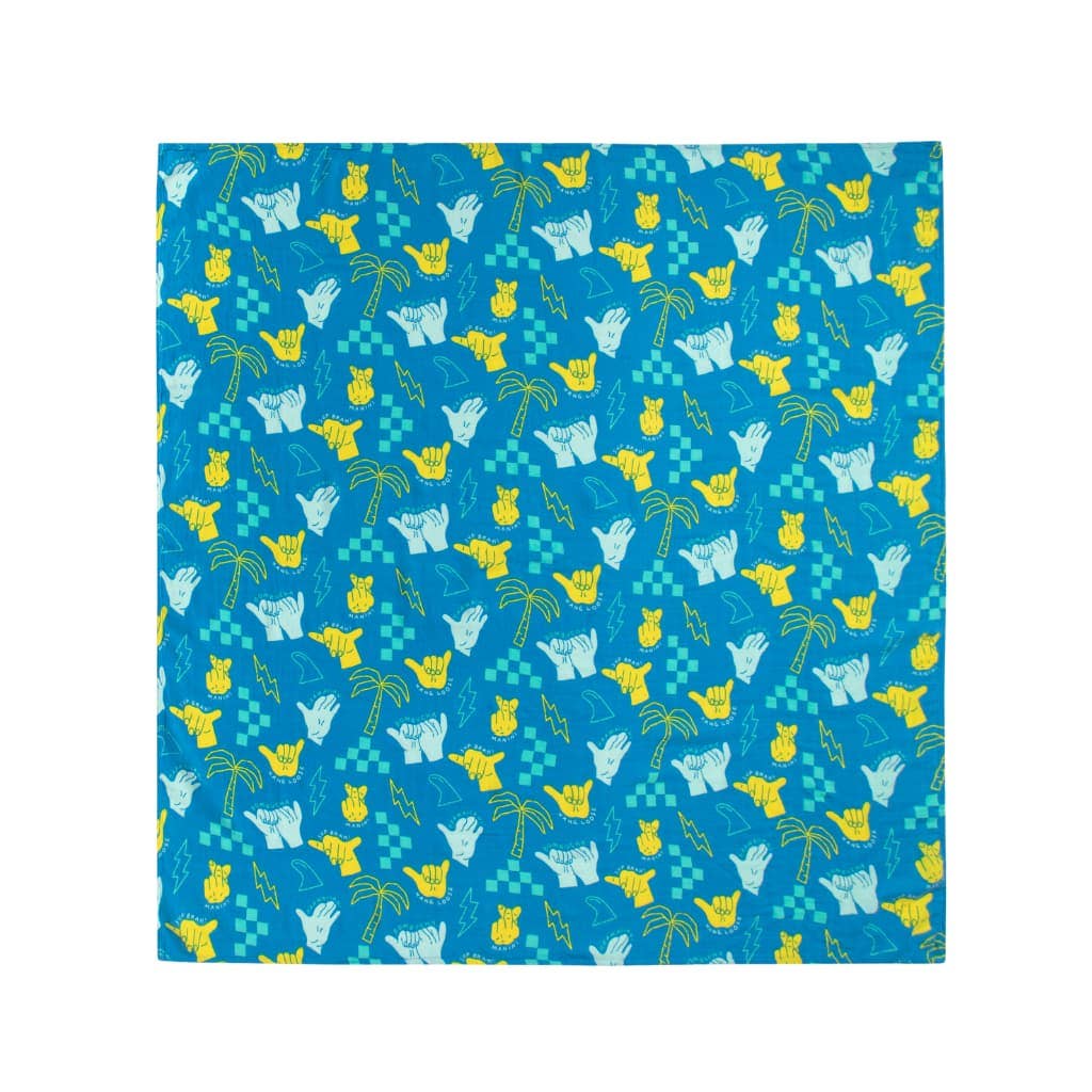 Coco Moon - Shaka Code Muslin Baby Swaddle Blanket