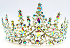 Silver opalescent Tiara - style 53