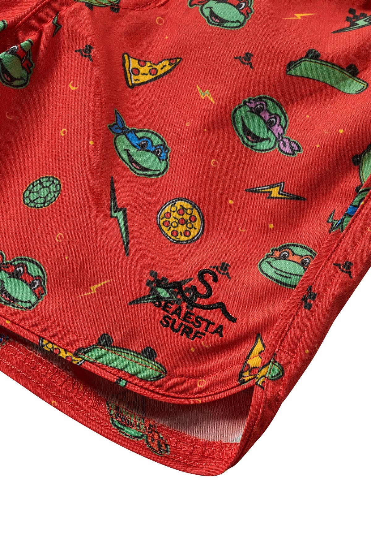 Seaesta Surf x Teenage Mutant Ninja Turtles® Turtle Power Boardshorts / Raph Red