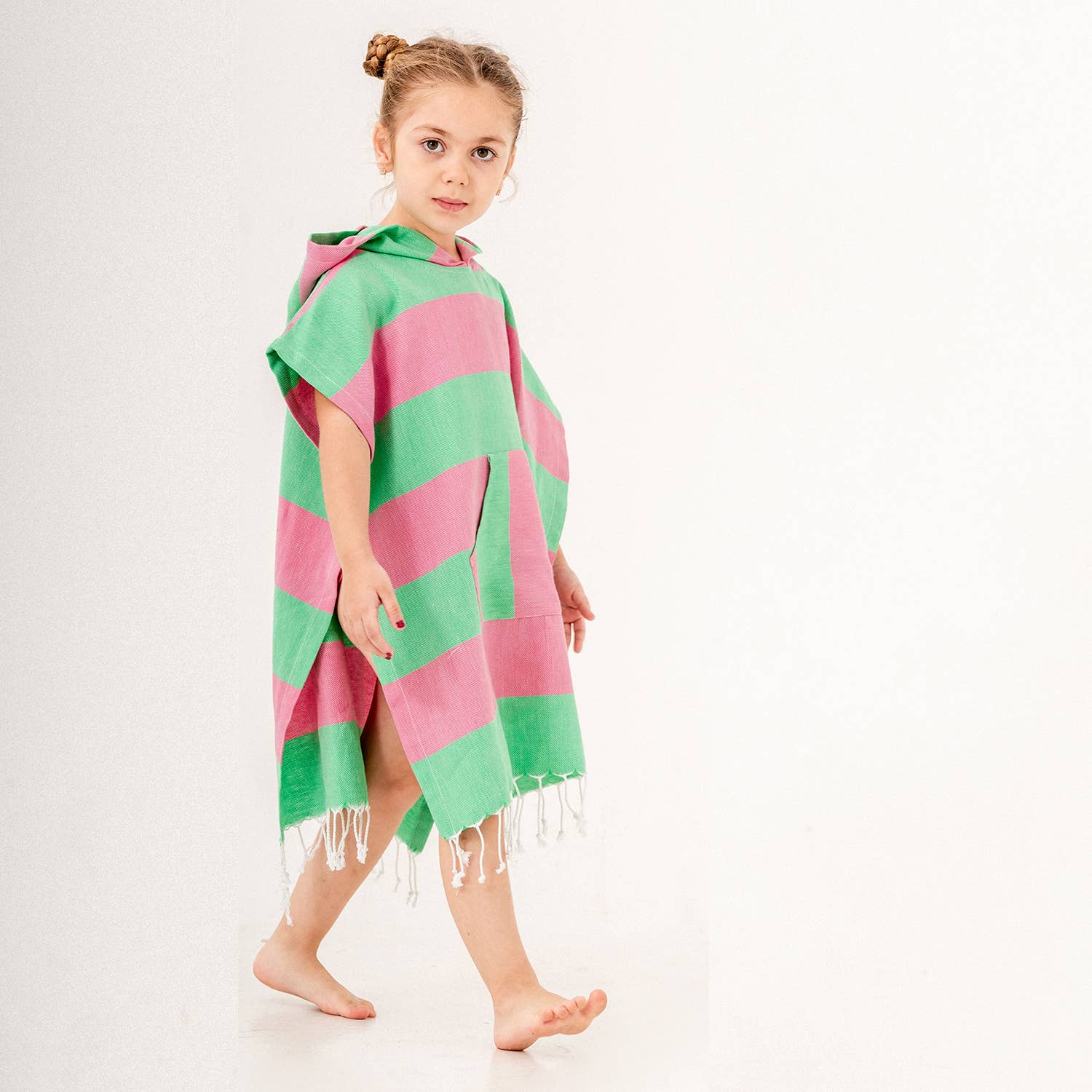 Kids Hooded Poncho - Beach Towel