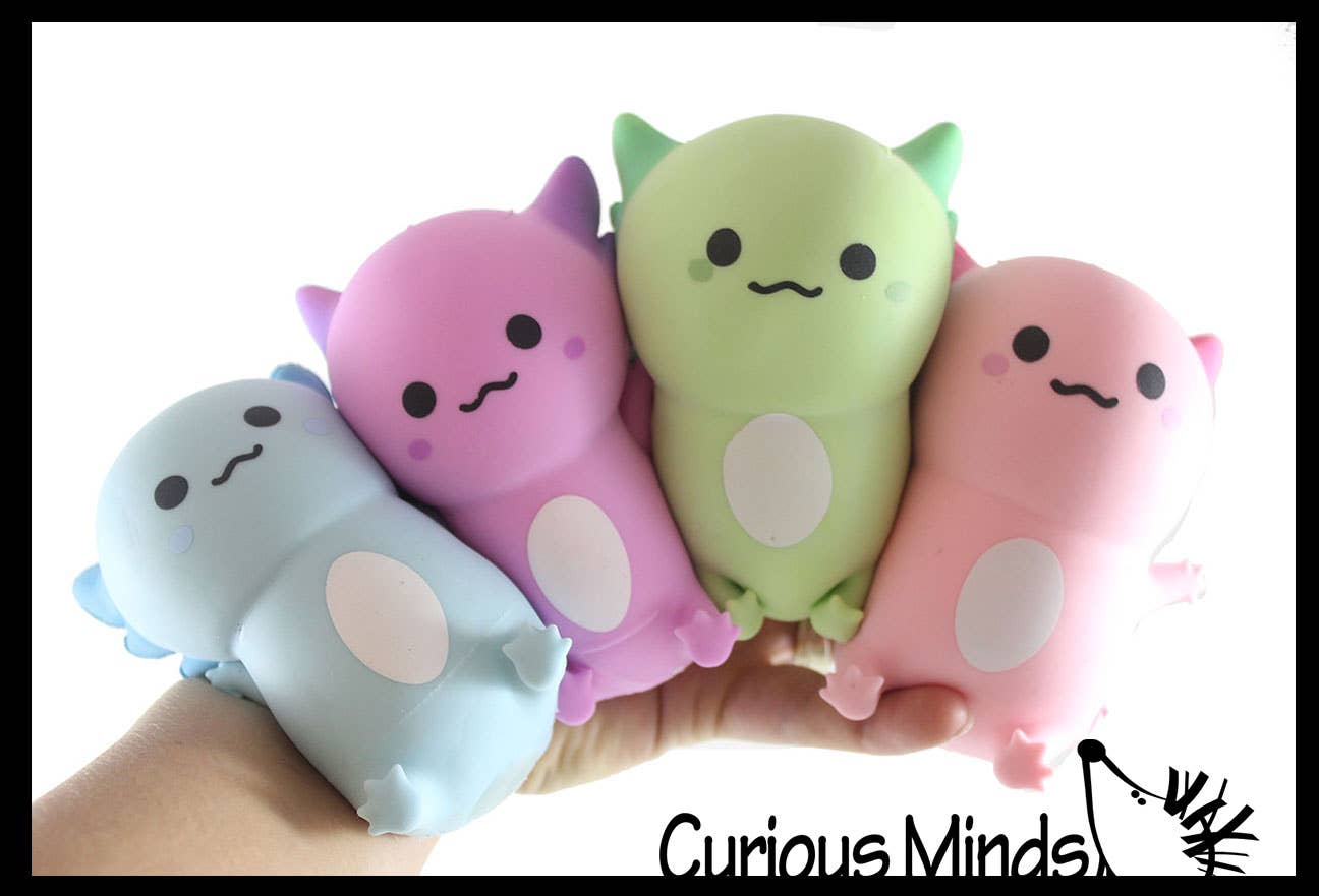 Axolotl - Soft Creamy Doh Filled Squeeze Stress Balls - Se
