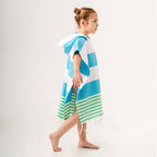 Kids Hooded Poncho Beach Towel