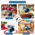 Pet Plush Set with Bag - Husky Dog