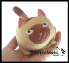 Angry Cat Soft Fluff Doh - Filled Squeeze Stress Balls  -