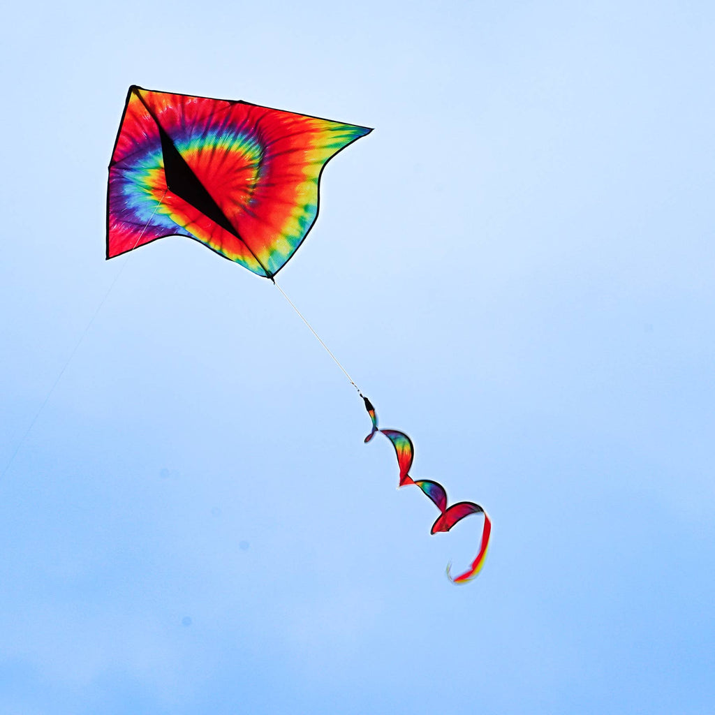 Tie Dye Delta with Spinning Tail