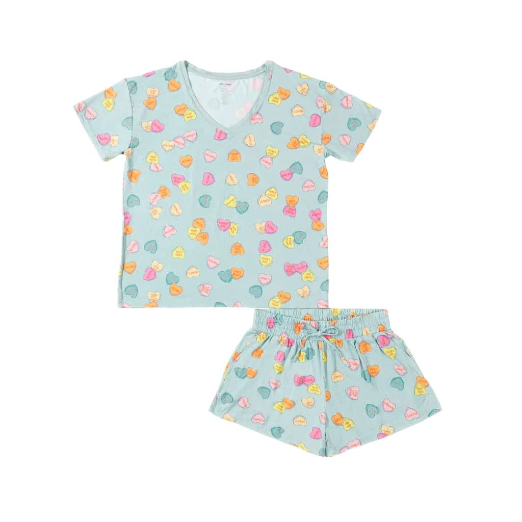 I Lava You Women's Short Pajama Set