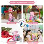 Pet Plush Set with Bag - Pink Llama Bag