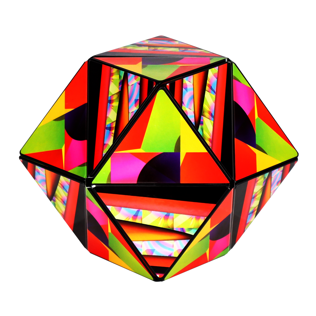 Shashibo Stained Glass Magnetic Puzzle Cube STEM STEAM MESH
