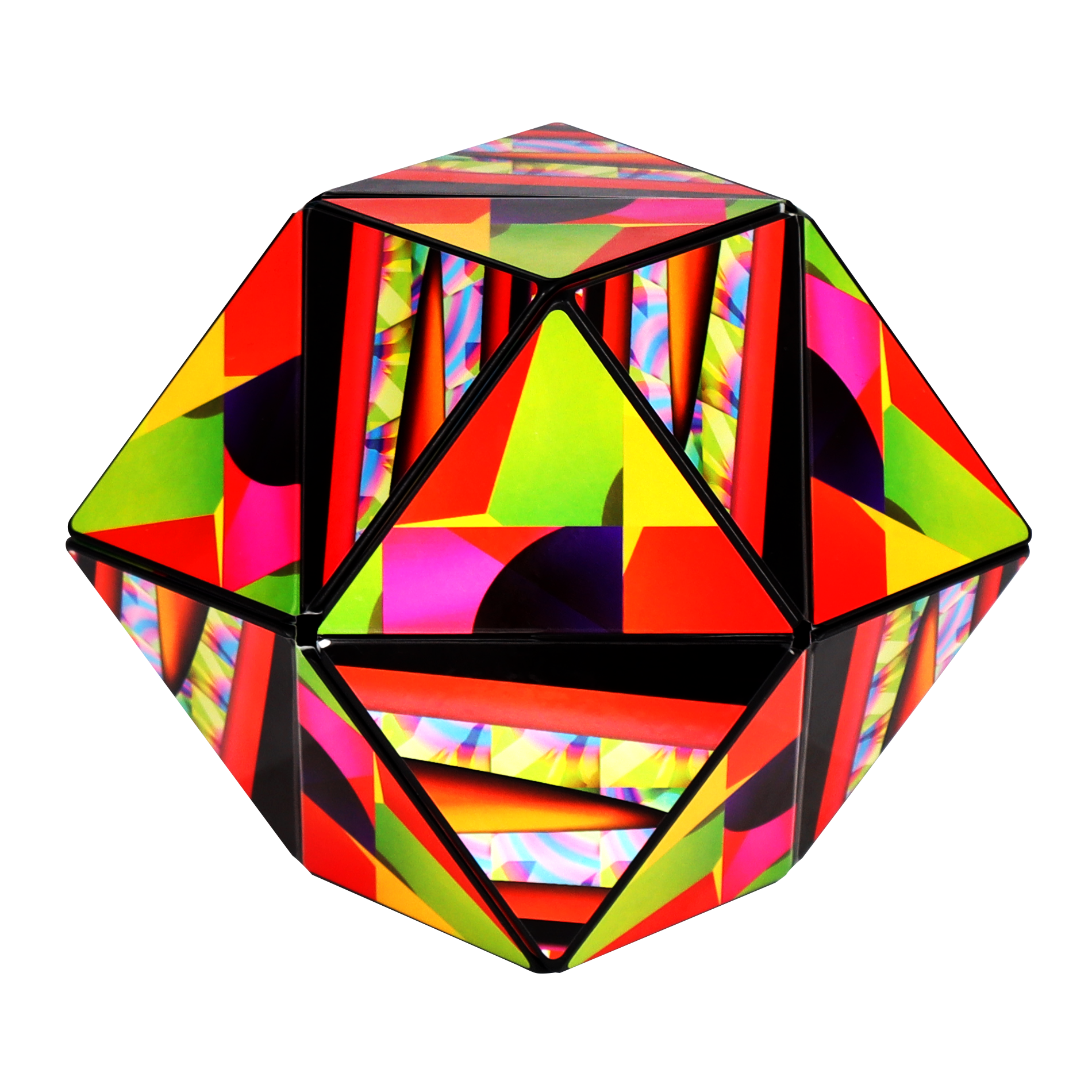 Shashibo Stained Glass Magnetic Puzzle Cube STEM STEAM MESH