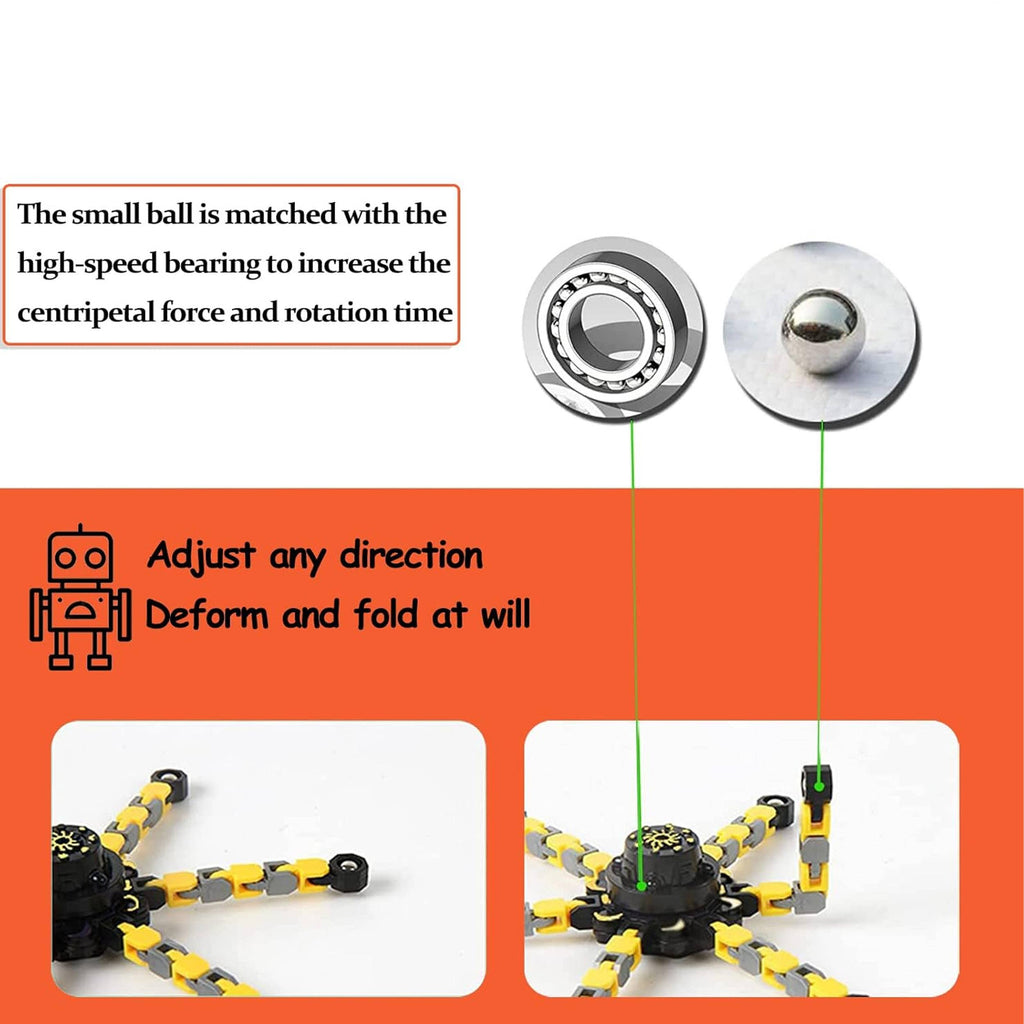 Robot Fingertip Fidget Spinner Toy