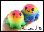 Soft Octopus Stress Balls - Soft Cream Doh Filled Stress