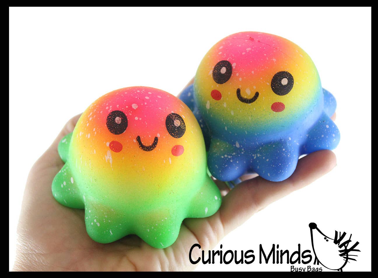 Soft Octopus Stress Balls - Soft Cream Doh Filled Stress