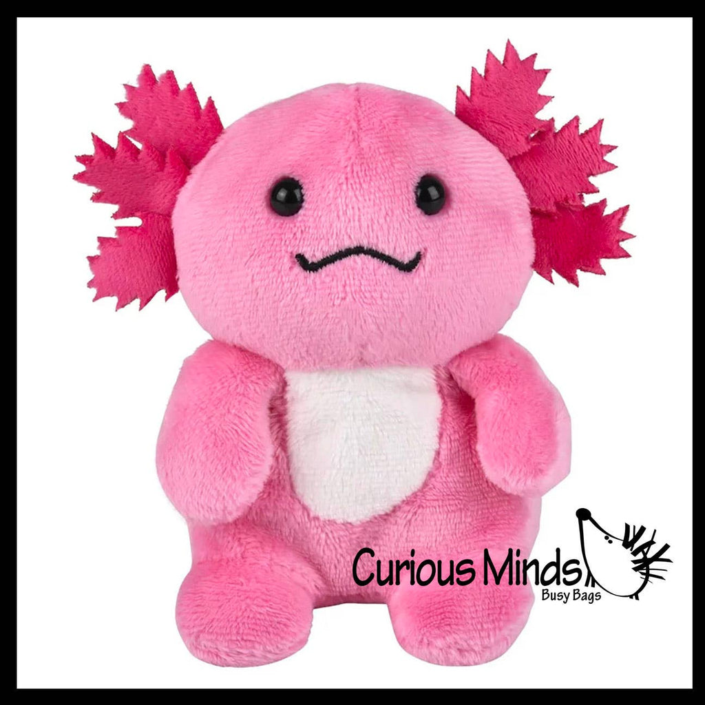 Cute Small 5" Axolotl Plush Stuffed Animals- Adorable Wa