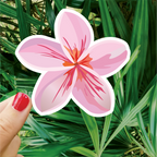 Light Pink Plumeria Sticker