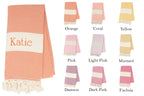 Handwoven Turkish Peshtemal Towels
