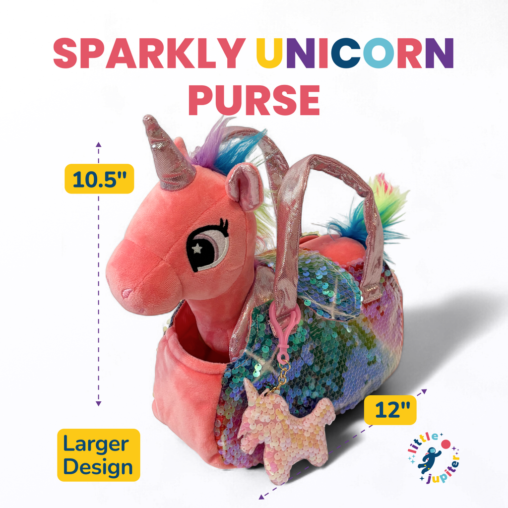 Pet Plush Set with Bag - Pink Coral