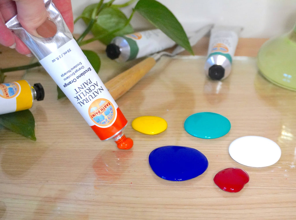 Natural Acrylik Paint Set: Eco Friendly Plant Based