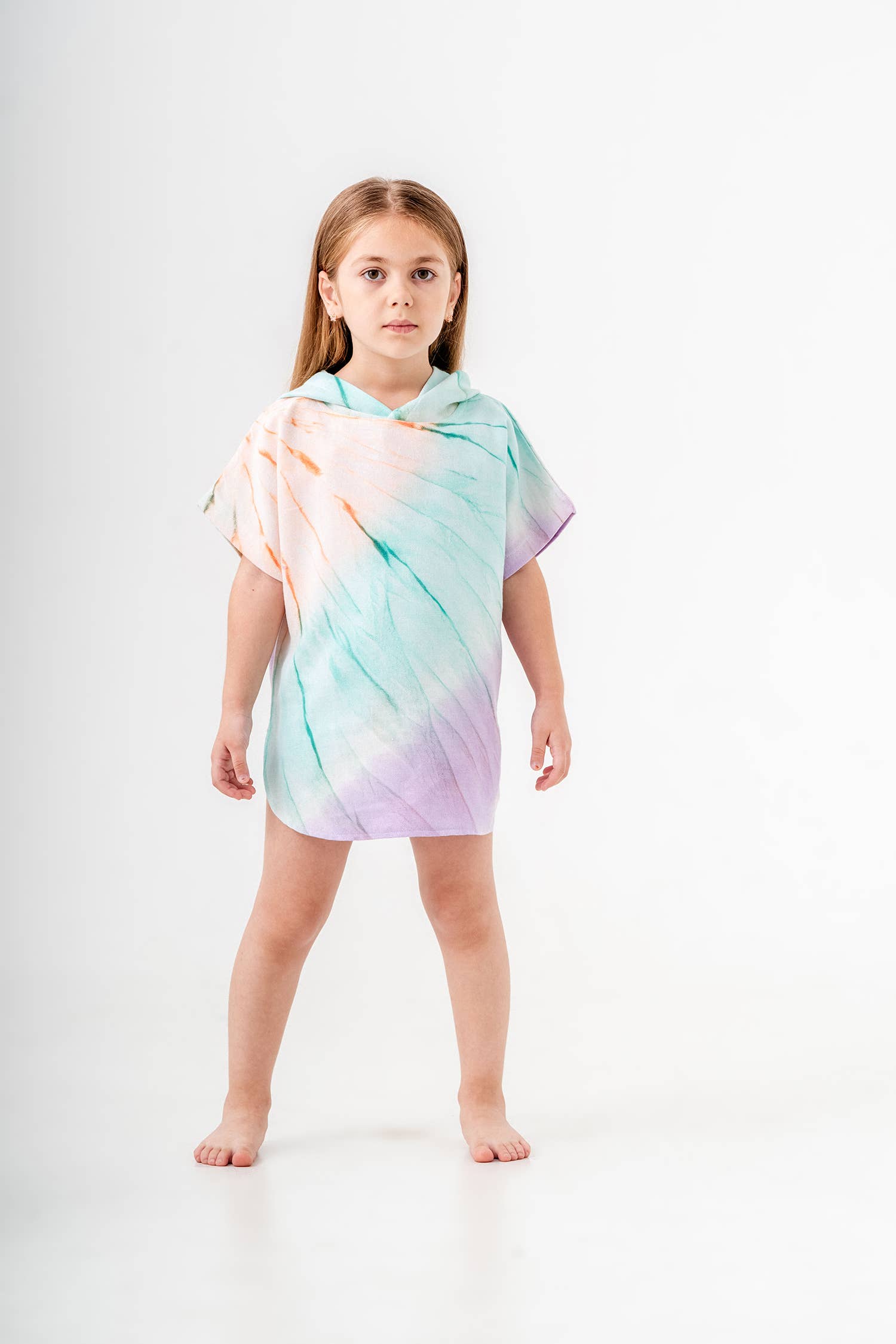 Kids Hooded Poncho - Beach Towel