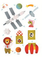 Big Stickers, Space