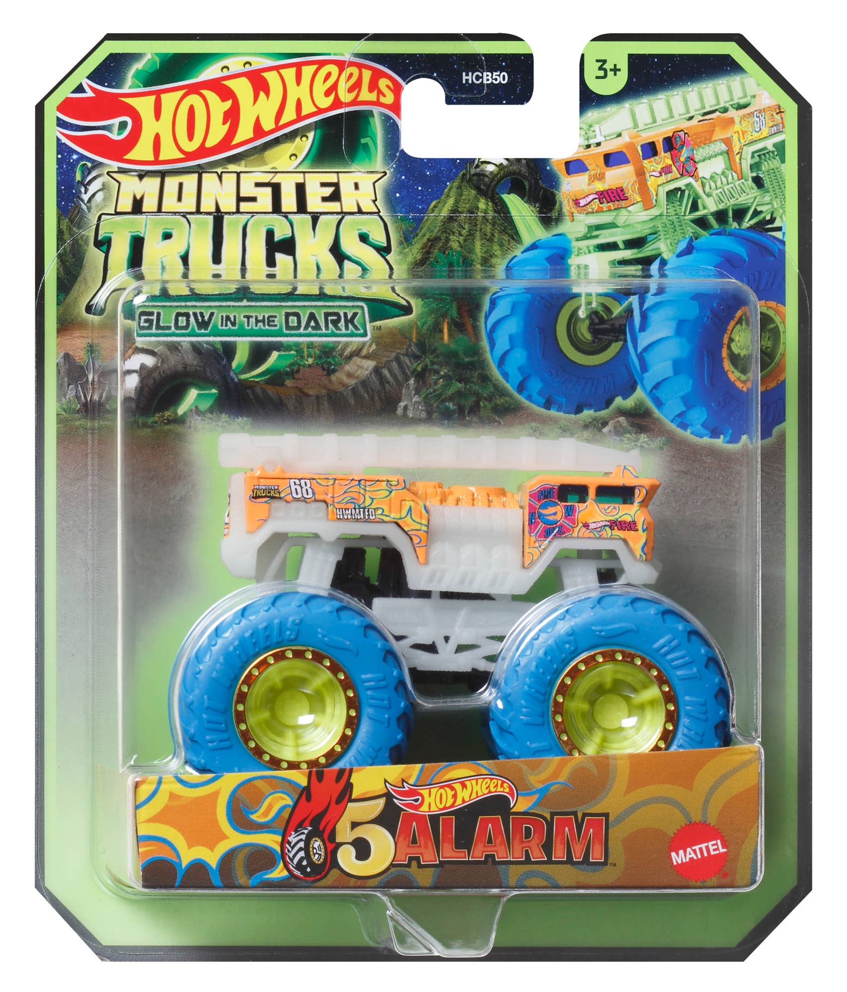 Hot Wheels Glow Monster Trucks