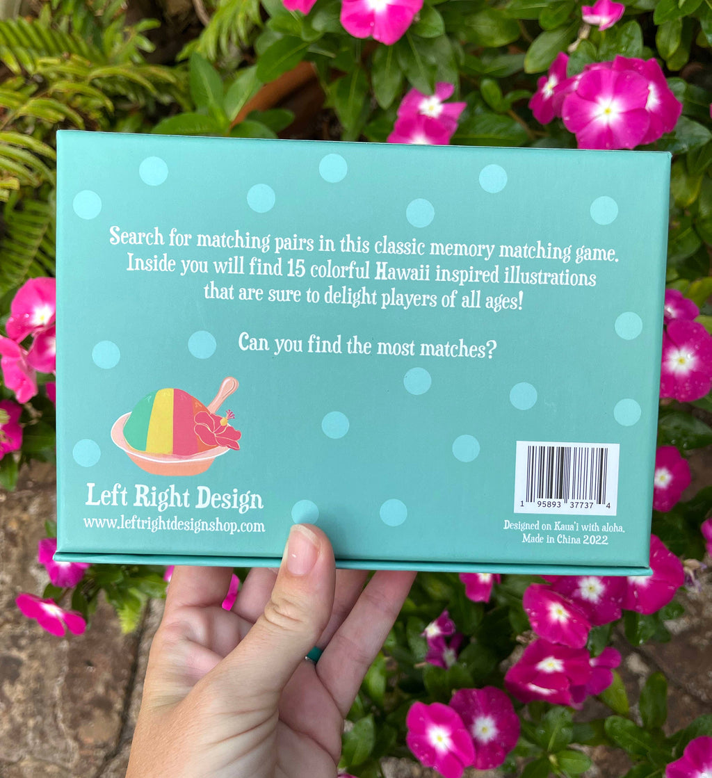 Hawaii Memory Match Game