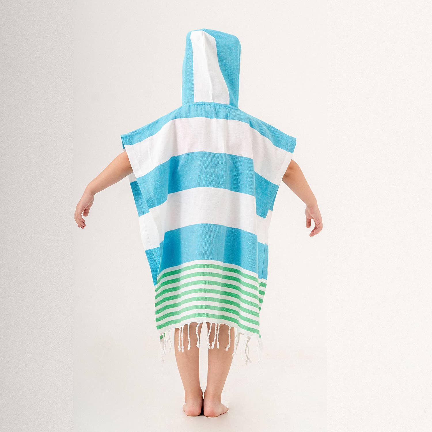 Kids Hooded Poncho Beach Towel