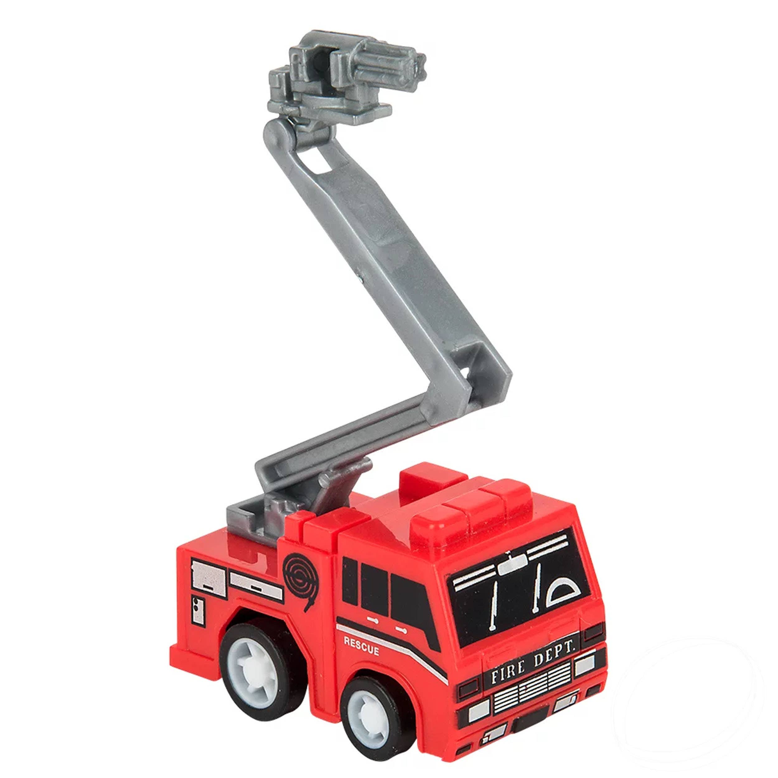 Fire Truck Pull Back Toy