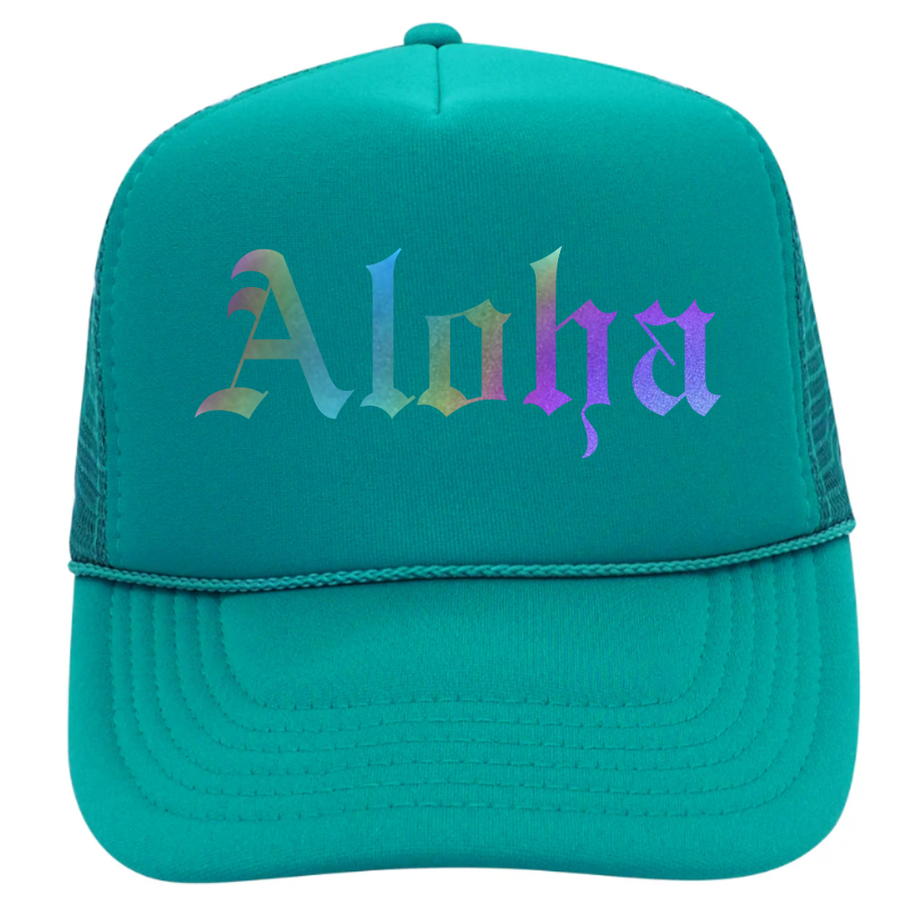 Aloha Rainbow Youth Trucker Hat
