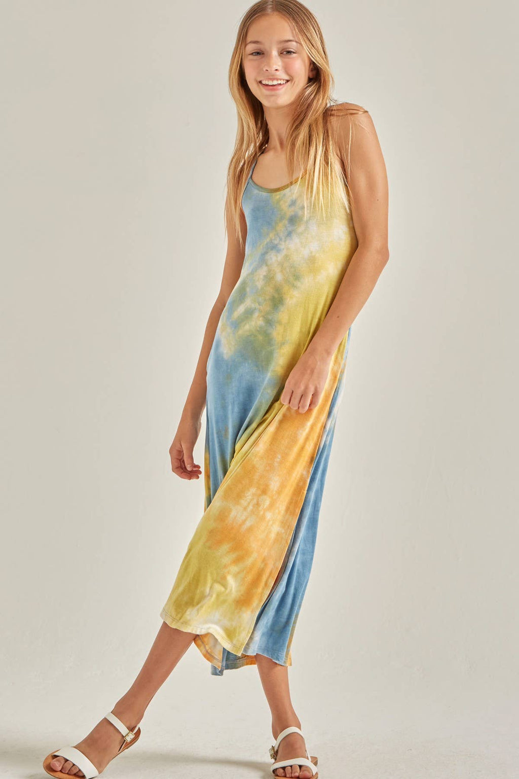 Tie Dye Cami Maxi Dress