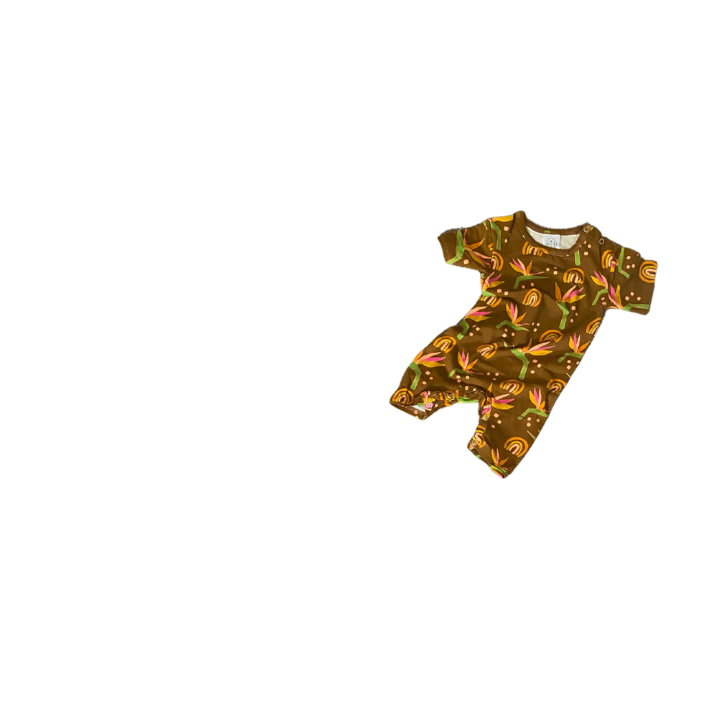 Cotton Romper Retro Paradise