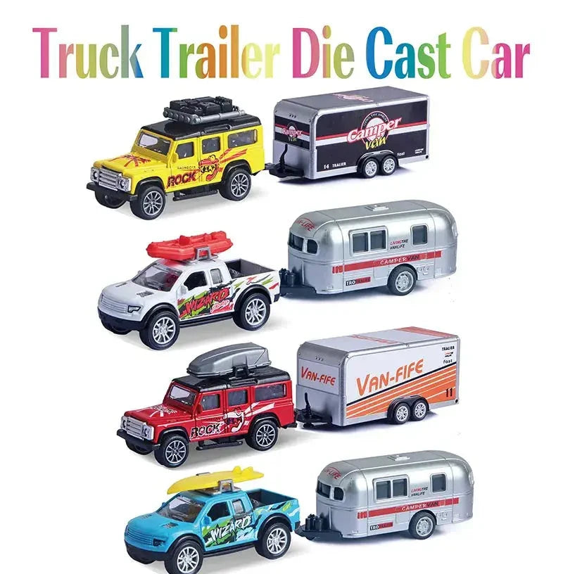 Truck Trailer Die Cast Car