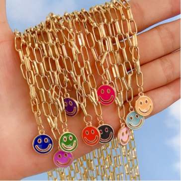 Happy Face Necklace