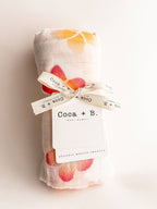 Tropical Floral Organic Bamboo Swaddle