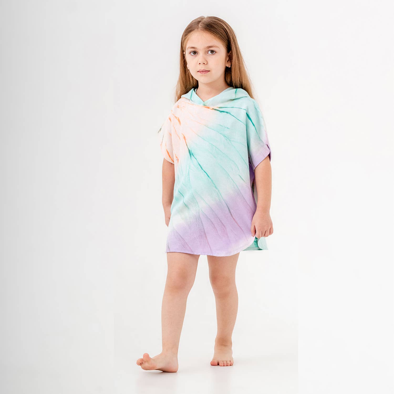 Kids Hooded Poncho - Beach Towel