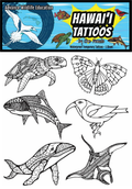 Hawaiian Tattoo Sheet (Black)