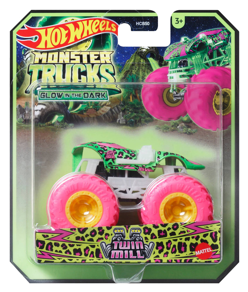 Hot Wheels Glow Monster Trucks