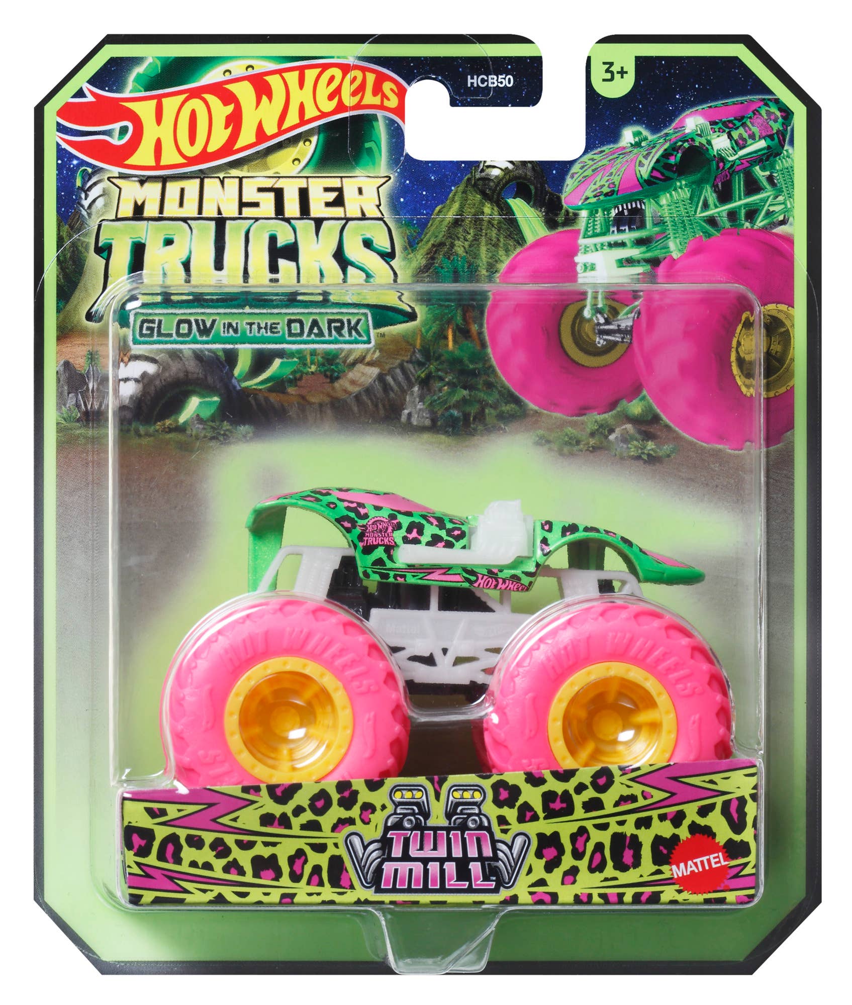 Hot Wheels Glow Monster Trucks