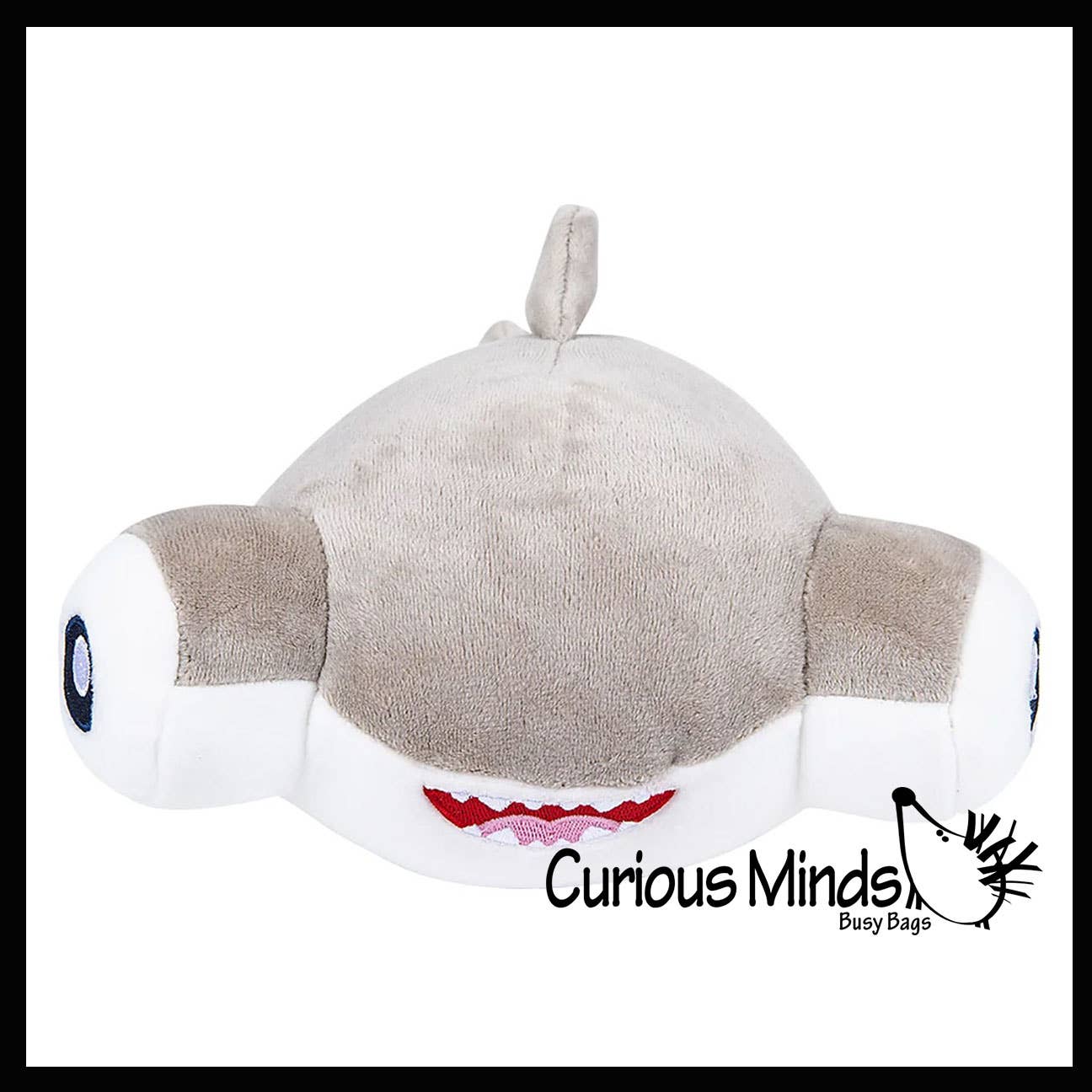 Plush Hammerhead Shark with Googly Eyes Stuffed Animal Toy