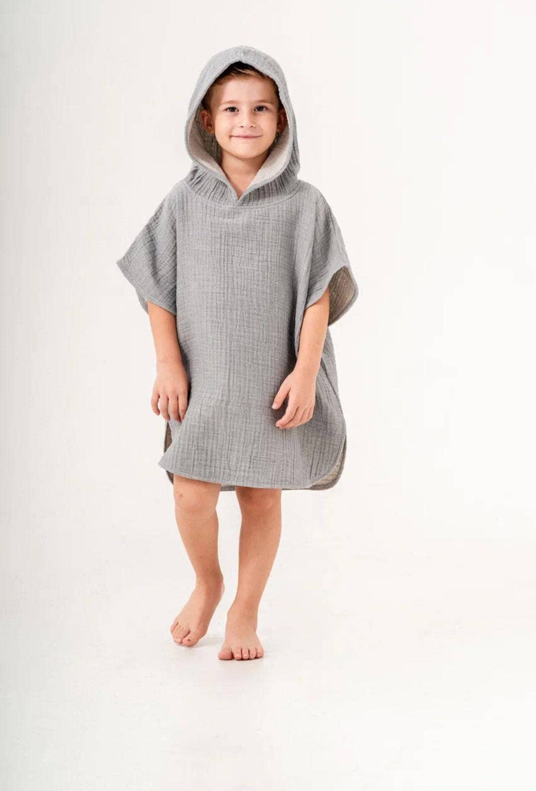 Kids Hooded Poncho - Beach Towel