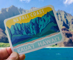 Kauai Na Pali coast Sticker