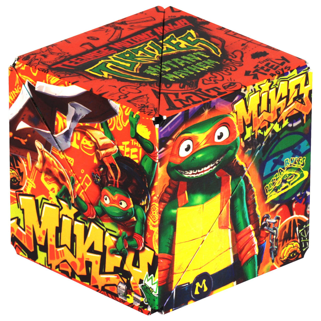 Shashibo TMNT Michelangelo Magnetic Puzzle Cube STEAM MESH