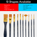MEEDEN Acrylic Paint Brushes -10 Pcs