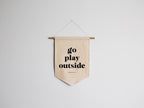 Go Play Outside Canvas Banner