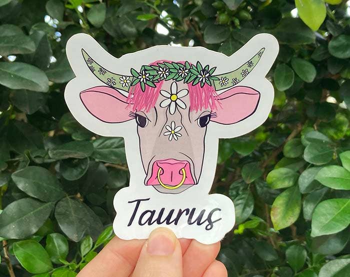 Taurus Zodiac Sticker