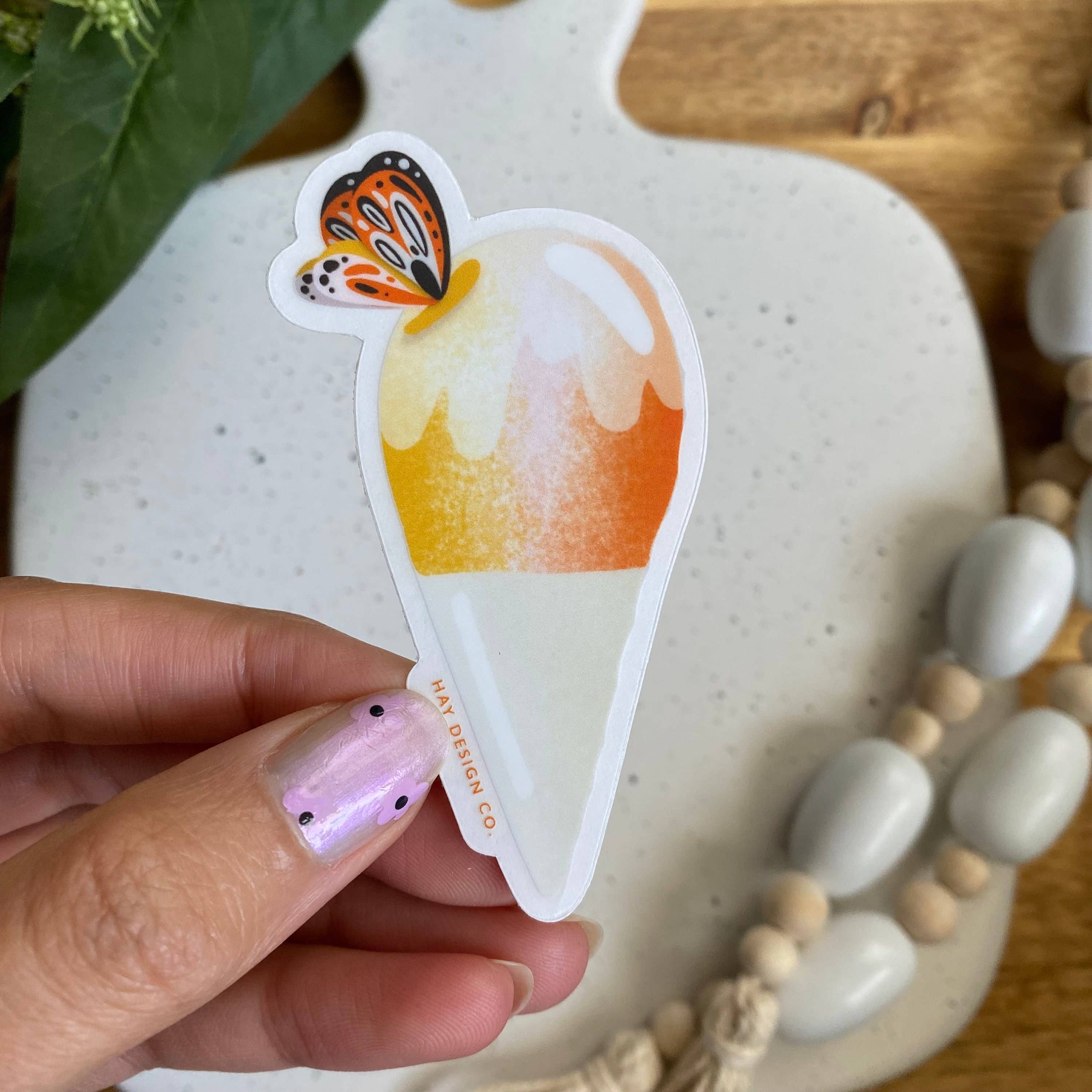 Shaved Ice Butterfly Sticker