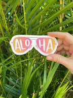 Aloha Sunglasses Sticker