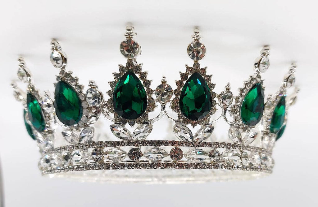 Silver emerald Crown - Style 58